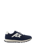 AX ARMANI U Sneakers suola alta logo A X NAVY/B.CO