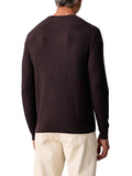 AX ARMANI U Pullover in viscosa lavorata LIQUIRIZIA