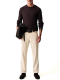 AX ARMANI U Pullover in viscosa lavorata LIQUIRIZIA