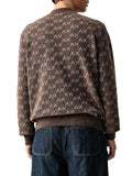 AX ARMANI U Pullover logato tabacco