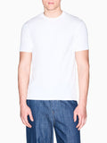 AX ARMANI U T-shirt basic piccolo logo bianco
