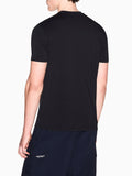 AX ARMANI U T-shirt basic piccolo logo nero