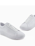 AX ARMANI U Sneakers in pelle suola alta bianco