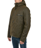 BARBOUR INTERNATIONAL Giubbotto con cappuccio kevlar cerato OLIVA