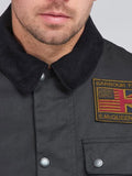 BARBOUR INTERNATIONAL Giacca in cotone cerato workers wax nero