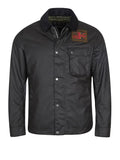 BARBOUR INTERNATIONAL Giacca in cotone cerato workers wax nero