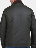 BARBOUR INTERNATIONAL Giacca in cotone cerato workers wax VERDE MILITARE