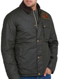 BARBOUR INTERNATIONAL Giacca in cotone cerato workers wax VERDE MILITARE