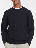 BARBOUR U Maglioncino girocollo essential patch NAVY