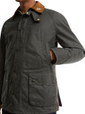 BARBOUR U Giacca cerata Festive ashby wax VERDE MILITARE