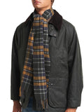 BARBOUR U Sciarpa new check tartan verde