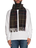 BARBOUR U Sciarpa galingale tartan verde
