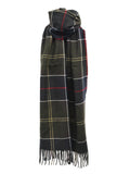 BARBOUR U Sciarpa galingale tartan verde