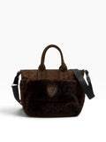 BLAUER ACC D Borsa bimaterica MARRONE SCURO