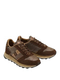 BLAUER CAL D Sneakers con dettaglio animalier marrone