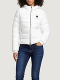 BLAUER D Piumino caroll bianco