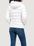 BLAUER D Piumino caroll bianco