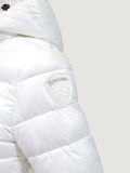 BLAUER D Piumino caroll bianco