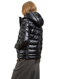 BLAUER D Piumino cappuccio Caroll NERO/BEIGE