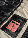 BLAUER D Piumino cappuccio Caroll NERO/BEIGE
