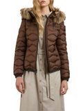 BLAUER D Piumino Aldie MARRONE/BEIGE