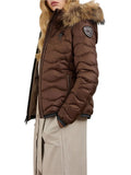 BLAUER D Piumino Aldie MARRONE/BEIGE