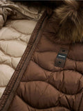 BLAUER D Piumino Aldie MARRONE/BEIGE