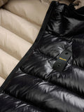BLAUER U Piumino cappuccio Adams NERO/BEIGE