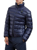 BLAUER U Piumino corto imbottito blu