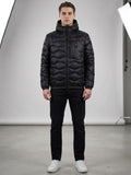 BLAUER U Piumino trapunta onda nero