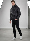 BLAUER U Piumino trapunta onda nero