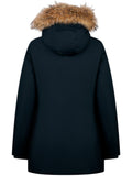 CIESSE PIUMINI D Parka con pelliccia staccabile Luana light padded nero