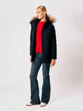 CIESSE PIUMINI D Parka con pelliccia staccabile Luana light padded nero