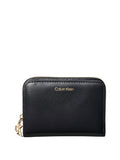 CK ACC.D COL Portafoglio medio zip around nero