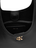 CK ACC.D COL Borsa a spalla tondeggiante nero