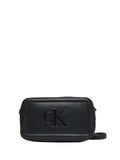 CK ACC.D COL Borsa camera bag con logo in tinta nero