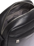 CK ACC.U COL Tracollina con zip e tasca anteriore nero