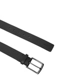 CALVIN KLEIN Cintuara casual pin buckle pebble 35 mm nero
