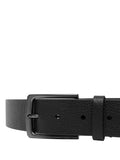 CALVIN KLEIN Cintuara casual pin buckle pebble 35 mm nero