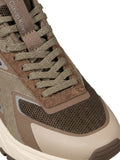 CK CALZ D PRE Sneakers hike runner ck stripe BEIGE SCURO