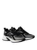 CK CALZ U PRE Sneakers hike runner ck stripe nero