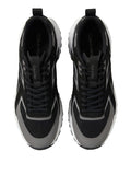 CK CALZ U PRE Sneakers hike runner ck stripe nero