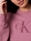 CK J D COL Felpa basic monologo french lilla