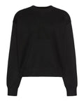 CK J D COL Maglioncino logo ottoman nero