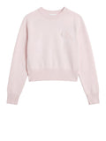 CK J D COL Maglioncino in misto lana raglan ROSA CHIARO