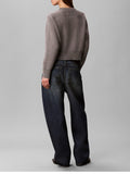 CK J D COL Maglioncino in misto lana raglan grigio