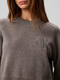 CK J D COL Maglioncino in misto lana raglan grigio