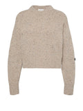 CALVIN KLEIN JEANS Maglioncino girocollo donegal cropped avena