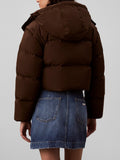 CK J D COL Giubbino matte con maniche staccabili marrone