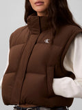 CK J D COL Giubbino matte con maniche staccabili marrone